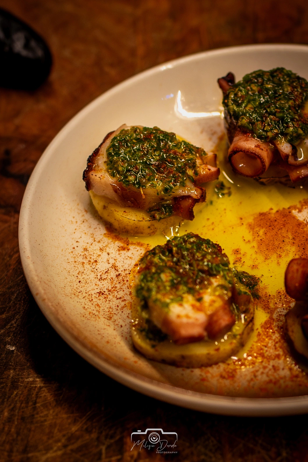 The Chef's Masterpiece: Perfectly prepared octopus with traditional spices, a true highlight of the off-menu specials. Image